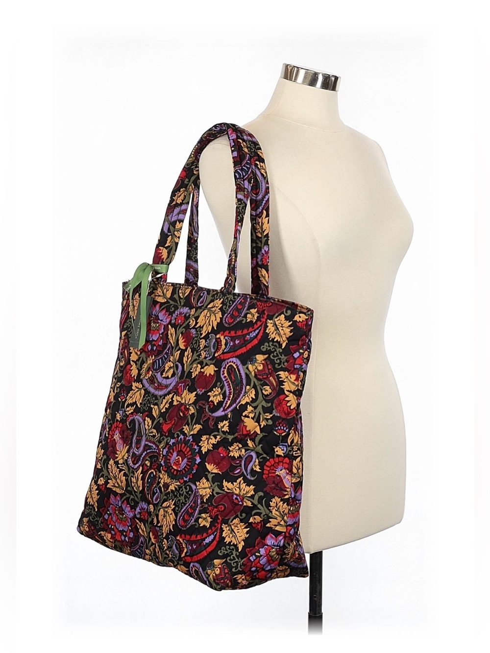 Vera Bradley Clermont Travel Tote. NWT Midnight Garden Paisley - Picture 2 of 8